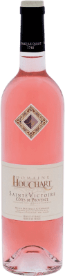 18,95 € 免费送货 | 玫瑰酒 Famille Quiot Sainte Victoire Domaine Houchart Rosé A.O.C. Côtes de Provence 普罗旺斯 法国 Syrah, Grenache, Mourvèdre, Cinsault 瓶子 75 cl