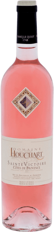 18,95 € Kostenloser Versand | Rosé-Wein Famille Quiot Sainte Victoire Domaine Houchart Rosé A.O.C. Côtes de Provence Provence Frankreich Syrah, Grenache, Mourvèdre, Cinsault Flasche 75 cl