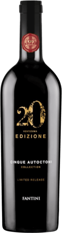 32,95 € Envoi gratuit | Vin Rouge Fantini Collection Édition Limitée Italie Malvasía — Malvoisie, Sangiovese, Montepulciano, Nebbiolo, Negroamaro Bouteille 75 cl