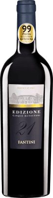 31,95 € Spedizione Gratuita | Vino rosso Fantini Edizione Cinque Autoctoni D.O.C. Abruzzo Abruzzo Italia Sangiovese, Montepulciano, Malvasia Nera, Nebbiolo, Negroamaro Bottiglia 75 cl