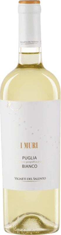 8,95 € Envoi gratuit | Vin Blanc Fantini I Muri I.G.T. Puglia Pouilles Italie Malvasía — Malvoisie, Chardonnay Bouteille 75 cl