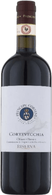 26,95 € Бесплатная доставка | Красное вино Fattoria Le Corti Cortevecchia Резерв D.O.C.G. Chianti Classico Италия Sangiovese, Colorino бутылка 75 cl