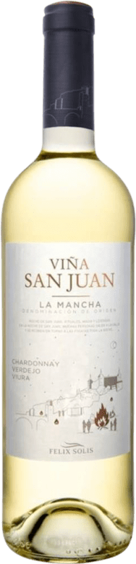 6,95 € Envoi gratuit | Vin Blanc Félix Solís Viña San Juan D.O. La Mancha Castilla La Mancha Espagne Nebbiolo, Chardonnay, Verdejo Bouteille 75 cl