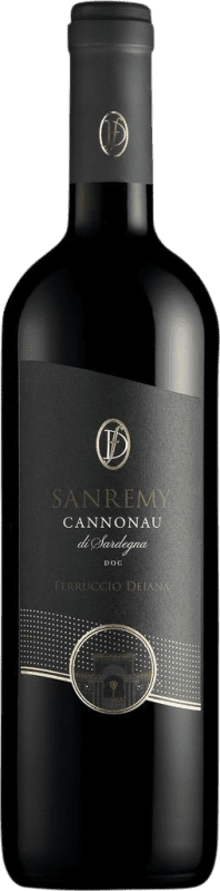 7,95 € 免费送货 | 红酒 Ferruccio Deiana Sanremy D.O.C. Cannonau di Sardegna Cerdeña 意大利 Cannonau 瓶子 75 cl