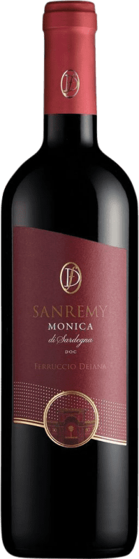 10,95 € Free Shipping | Red wine Ferruccio Deiana Sanremy D.O.C. Monica di Sardegna Cerdeña Italy Monica Bottle 75 cl
