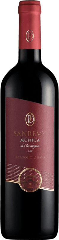 13,95 € Envio grátis | Vinho Tinto Ferruccio Deiana Sanremy D.O.C. Monica di Sardegna Cerdeña Itália Monica 75 cl