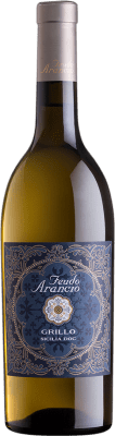 7,95 € Envio grátis | Vinho branco Feudo Arancio D.O.C. Sicilia Sicília Itália Grillo Garrafa 75 cl