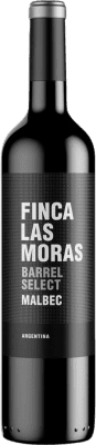 12,95 € Free Shipping | Red wine Finca Las Moras Barrel Select I.G. San Juan Argentina Malbec Bottle 75 cl