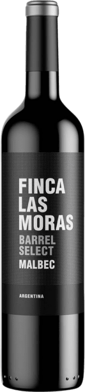 12,95 € Envío gratis | Vino tinto Finca Las Moras Barrel Select I.G. San Juan Argentina Malbec Botella 75 cl