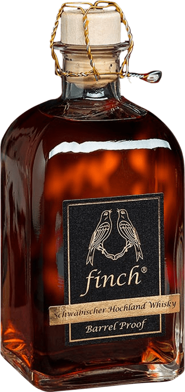 59,95 € Envoi gratuit | Blended Whisky Finch CaskStrength Barrel Proof 19 Schwäbischer Hochland Allemagne Bouteille Medium 50 cl