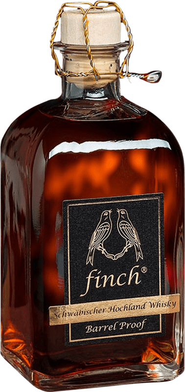 59,95 € Бесплатная доставка | Купажированный виски Finch Barrel Proof 19 Cask Strength — Бочковая крепость Schwäbischer Hochland Германия Средняя бутылка 50 cl