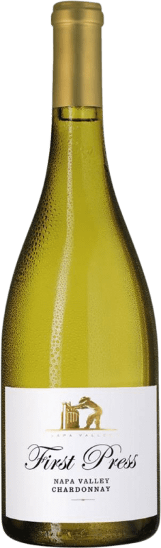 19,95 € 免费送货 | 白酒 First Press I.G. Napa Valley 纳帕谷 美国 Chardonnay 瓶子 75 cl