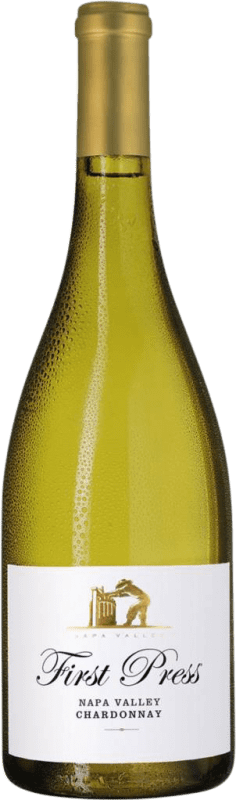 29,95 € Envío gratis | Vino blanco First Press I.G. Napa Valley Napa Valley Estados Unidos Chardonnay Botella 75 cl