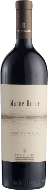 22,95 € Бесплатная доставка | Красное вино Fontanafredda Marne Brune D.O.C. Nebbiolo d'Alba Пьемонте Италия Nebbiolo — Неббиоло Бутылка 75 cl