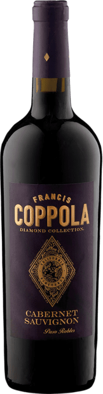 21,95 € Envio grátis | Vinho Tinto Francis Ford Coppola Diamond Paso Robles I.G. California California Estados Unidos Cabernet Sauvignon, Petit Verdot, Petite Syrah, Tannat 75 cl
