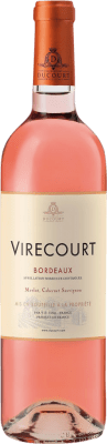 8,95 € 免费送货 | 玫瑰酒 Francois Passaga Château de Virecourt Rosé A.O.C. Bordeaux 波尔多 法国 Merlot, Cabernet Sauvignon 瓶子 75 cl