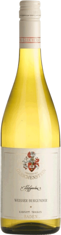 7,95 € 免费送货 | 白葡萄酒 Freiherr von Gleichenstein Hofgarten Kabinett 干 I.G. Baden Baden 德国 Pinot White 半瓶 37 cl