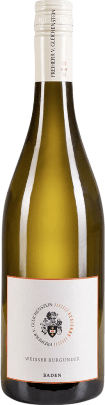 11,95 € Free Shipping | White Wine Freiherr von Gleichenstein Hofgarten Trocken — Dry Kabinett — Ripe Harvest I.G. Baden Baden Germany Pinot Blanc Bottle 75 cl