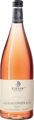 12,95 € 送料無料 | ロゼワイン Friedrich Kiefer Rosé ドライ I.G. Baden Baden ドイツ Pinot Black ボトル 1 L