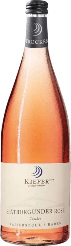 13,95 € Envoi gratuit | Vin Rosé Friedrich Kiefer Sec Rosé I.G. Baden Baden Allemagne Pinot Noir Bouteille 1 L