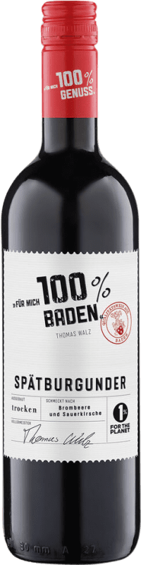 9,95 € 免费送货 | 红酒 I.G. Baden Baden 德国 Pinot Black 瓶子 75 cl