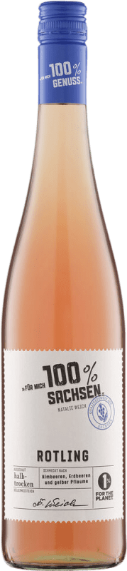 14,95 € Free Shipping | Rosé Sparkling Wine Rotling Q.b.A. Sachsen Sachsen Germany Pinot Blanc, Müller-Thurgau, Scheurebe, Portugieser, Dornfelder, Regent Bottle 75 cl