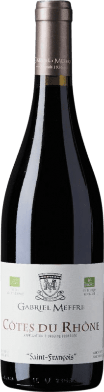 13,95 € Free Shipping | Red wine Gabriel Meffre Saint Francois I.G.P. Calvados Pays d'Auge Rhône France Grenache, Nebbiolo Bottle 75 cl