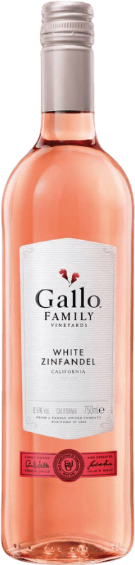 10,95 € Spedizione Gratuita | Vino Rosato Gallo White I.G. California California stati Uniti Zinfandel 75 cl