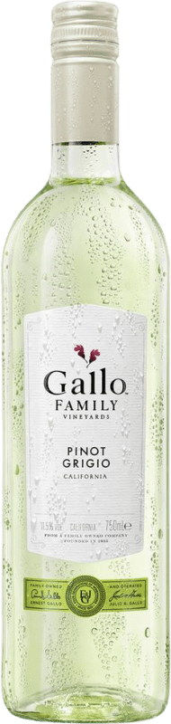 6,95 € Envio grátis | Vinho branco Gallo Estados Unidos Pinot Cinza Garrafa 75 cl