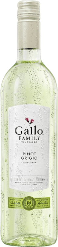 10,95 € Envío gratis | Vino blanco Gallo Estados Unidos Pinot Gris Botella 75 cl