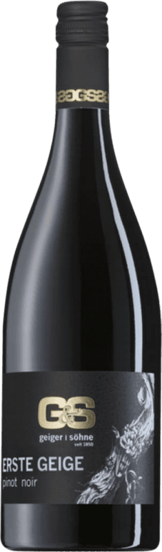 17,95 € Envío gratis | Vino tinto Geiger & Söhne Erste Geige Seco Franken Alemania Pinot Negro Botella 75 cl