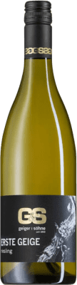 17,95 € Spedizione Gratuita | Vino bianco Geiger & Söhne Erste Geige Secco Franken Germania Riesling Bottiglia 75 cl