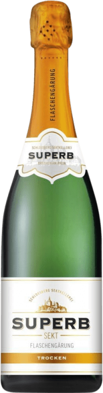 7,95 € 免费送货 | 白起泡酒 Geldermann Superb Sekt 干 德国 瓶子 75 cl