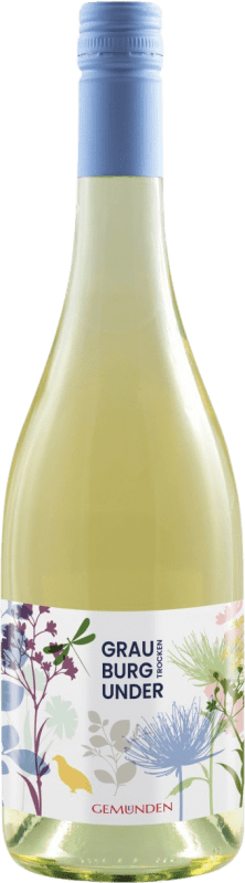 12,95 € Spedizione Gratuita | Vino bianco Gemünden Floral Edition Secco Q.b.A. Nahe Nahe Germania Pinot Grigio Bottiglia 75 cl