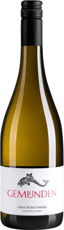 9,95 € Envío gratis | Vino blanco Gemünden Seco V.D.P. Gutswein Nahe Alemania Pinot Gris Botella 75 cl