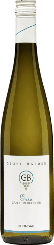 19,95 € Envío gratis | Vino Blanco Georg Breuer Gris Trocken — Seco Q.b.A. Rheingau Rheingau Alemania Pinot Gris Botella 75 cl