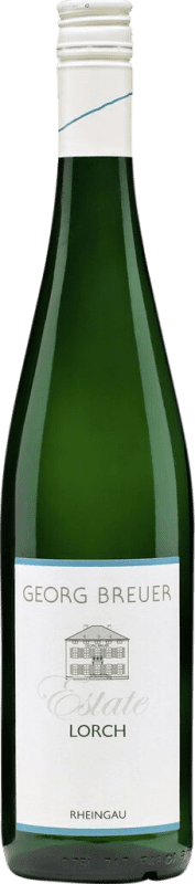 27,95 € Envío gratis | Vino Blanco Georg Breuer Lorch Estate Trocken — Seco Q.b.A. Rheingau Rheingau Alemania Riesling Botella 75 cl