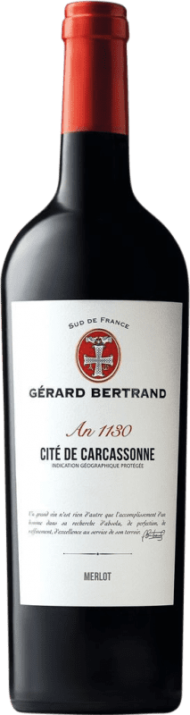 15,95 € Бесплатная доставка | Красное вино Gérard Bertrand Héritage 1130 Франция Merlot — Мерло, Cabernet Sauvignon — Каберне Совиньон Бутылка 75 cl