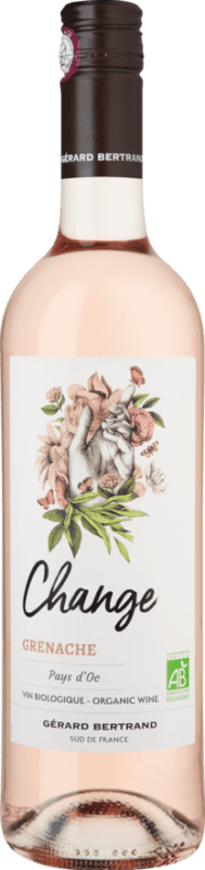 12,95 € 免费送货 | 玫瑰酒 Gérard Bertrand Change Rosé 法国 Grenache 瓶子 75 cl