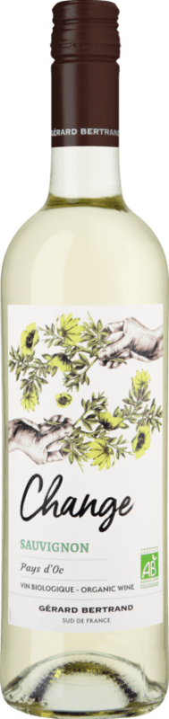 12,95 € 免费送货 | 白酒 Gérard Bertrand Change 法国 Sauvignon White 瓶子 75 cl