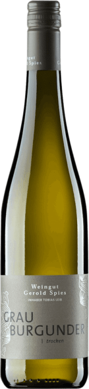 9,95 € Spedizione Gratuita | Vino bianco Gerold Spies Secco Q.b.A. Rheinhessen Rheinhessen Germania Pinot Grigio Bottiglia 75 cl