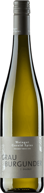 12,95 € Envío gratis | Vino blanco Gerold Spies Seco Q.b.A. Rheinhessen Rheinhessen Alemania Pinot Gris Botella 75 cl