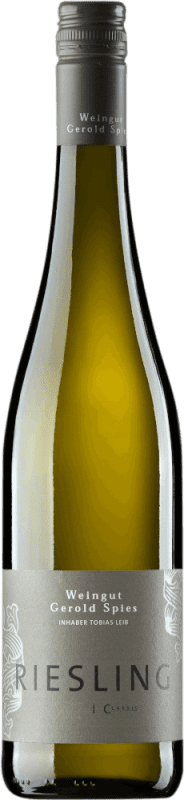 7,95 € Envío gratis | Vino blanco Gerold Spies Classic Q.b.A. Rheinhessen Rheinhessen Alemania Riesling Botella 75 cl