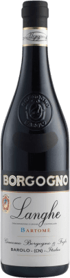 44,95 € 免费送货 | 红酒 Giacomo Borgogno Bartomè D.O.C. Langhe 皮埃蒙特 意大利 Nebbiolo 瓶子 75 cl