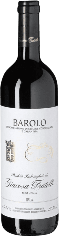 18,95 € Kostenloser Versand | Rotwein Giacosa Fratelli D.O.C.G. Barolo Piemont Italien Nebbiolo Halbflasche 37 cl