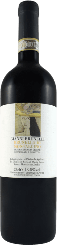 65,95 € Envío gratis | Vino tinto Gianni Brunelli D.O.C.G. Brunello di Montalcino Toscana Italia Sangiovese Grosso Botella 75 cl