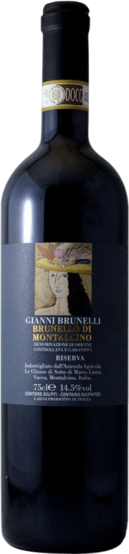 98,95 € Kostenloser Versand | Rotwein Gianni Brunelli Reserve D.O.C.G. Brunello di Montalcino Toskana Italien Sangiovese Flasche 75 cl