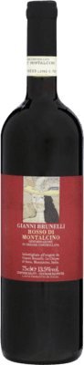 31,95 € 免费送货 | 红酒 Gianni Brunelli D.O.C. Rosso di Montalcino 托斯卡纳 意大利 Sangiovese 瓶子 75 cl