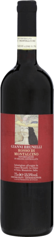 31,95 € Free Shipping | Red wine Gianni Brunelli D.O.C. Rosso di Montalcino Tuscany Italy Sangiovese Bottle 75 cl