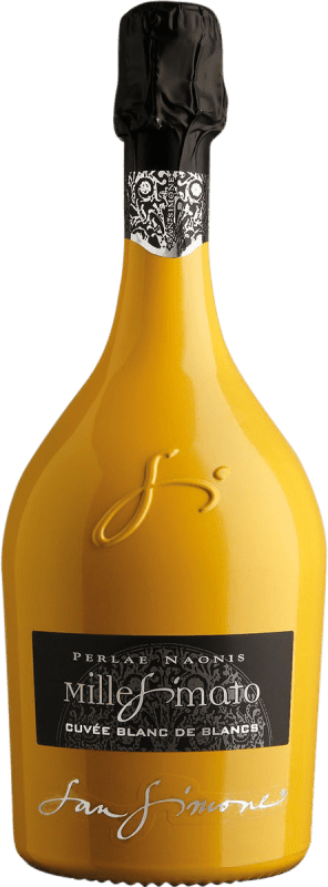 19,95 € 免费送货 | 白起泡酒 Gino Brisotto Millesimato Cuvée Blanc de Blancs Yellow 香槟 弗留利 - 威尼斯朱利亚 意大利 Chardonnay, Glera 瓶子 75 cl